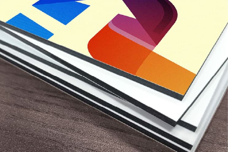 Aluminium composite signage panels