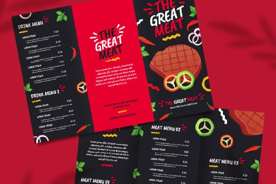 Restaurant menus — Heathrow Printers